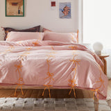Lacey Bows Embroidery Duvet Set - The Linen House