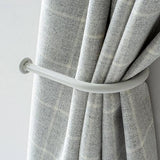 Large Button Curtain Holdbacks (2 piece) - The Linen House