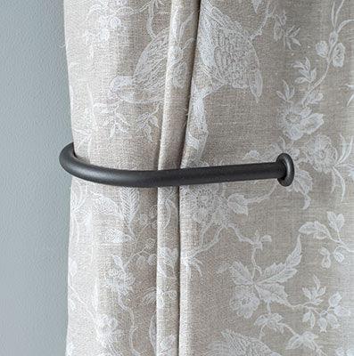 Large Button Curtain Holdbacks (2 piece) - The Linen House