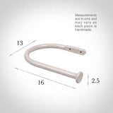 Large Button Curtain Holdbacks (2 piece) - The Linen House