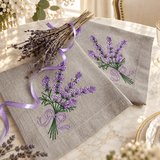 Lavender Garden Premium Table Napkin - The Linen House