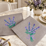 Lavender Garden Premium Table Napkin - The Linen House