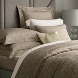 Lavinie Brown Luxury Printed Duvet Set – Stylish & Elegant Bedding - The Linen House