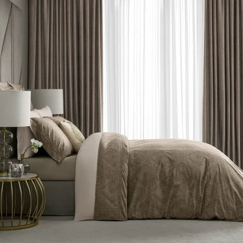 Lavinie Brown Luxury Printed Duvet Set – Stylish & Elegant Bedding