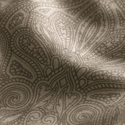 Lavinie Brown Luxury Printed Duvet Set – Stylish & Elegant Bedding - The Linen House