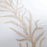 Leaf Trail Embroidered Bedspread