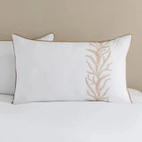 Leaf Trail Embroidered Bedspread