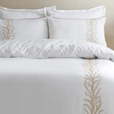 Leaf Trail Embroidered Bedspread