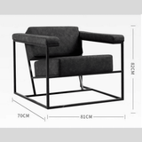 Leather Arm Rest Sofa for office & living Room - The Linen House