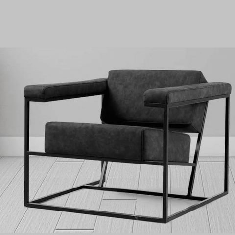 Leather Arm Rest Sofa for office & living Room - The Linen House