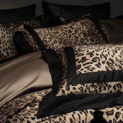 Leopard Print Duvet Set – Bold & Timeless Elegance - The Linen House
