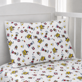 Lighthouse & Boats Baby Crib Sheet & Pillow - The Linen House