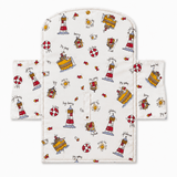 Lighthouse & Boats Diaper Changing Sheet - The Linen House