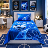Little Champion Football Kids Bedsheet - The Linen House