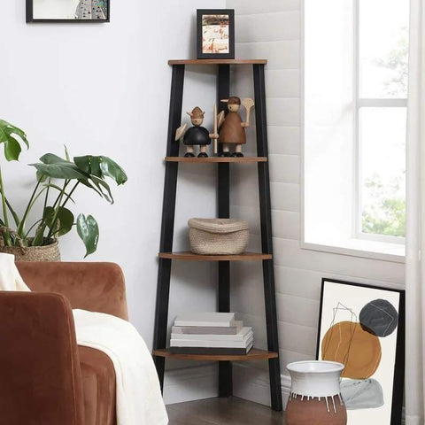 Living Room Bookcase Organizer Rack Decor - The Linen House