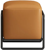 Living Room Light Luxury Sofa, Soft Leather Stool - The Linen House