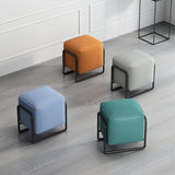 Living Room Light Luxury Sofa, Soft Leather Stool - The Linen House