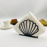 Lotus Napkin holder , Lotus Flower Napkin Holder - metal kitchen decor , cafe decor , napkin holder for cafe, Metal napkin holder - The Linen House