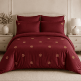 Love Birds Royale Bundle – 3 Embroidered Bedsheet-King - The Linen House