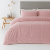 Luxe Velvet Box Pleated Duvet Set - The Linen House
