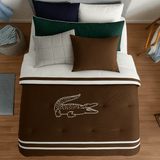 Luxe Velvet Lacoste Crocodile Duvet Set - The Linen House