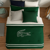 Luxe Velvet Lacoste Crocodile Duvet Set - The Linen House
