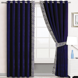 Luxurious Imported Velvet Splendid Curtains – Elegant Window Drapes(Pack of 2) - The Linen House