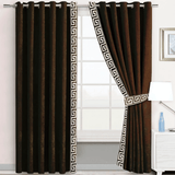 Luxurious Imported Velvet Splendid Curtains – Elegant Window Drapes(Pack of 2) - The Linen House