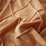 "Luxurious Velvet Pinch Pleat Duvet Set" - The Linen House