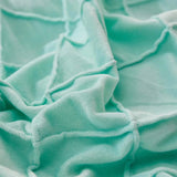 "Luxurious Velvet Pinch Pleat Duvet Set" - The Linen House