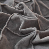 "Luxurious Velvet Pinch Pleat Duvet Set" - The Linen House