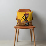Luxury African Art Cushion Covers (Pack of 3) - The Linen House