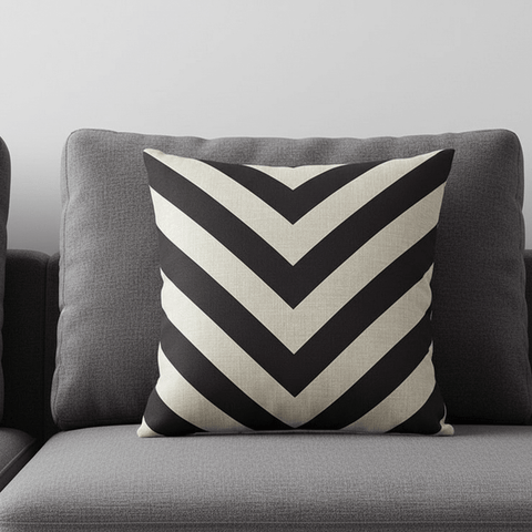 Luxury Black & White Cushion Covers (Pack of 4) - The Linen House
