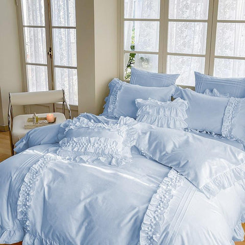Luxury Cotton Lace Duvet Set - The Linen House