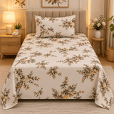 Luxury Cream Floral Kids Bedsheet - The Linen House