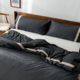 Luxury Duvet With Mash Ground Lace - The Linen House