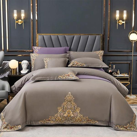 Luxury Embroidered Duvet Set - The Linen House