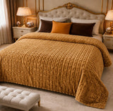 Luxury Faux Rabbit Fur Blanket - The Linen House