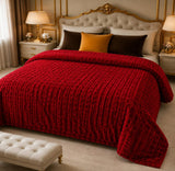 Luxury Faux Rabbit Fur Blanket - The Linen House