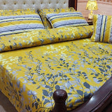 Luxury Floral Leaf 7Pc Bedspread Set - The Linen House