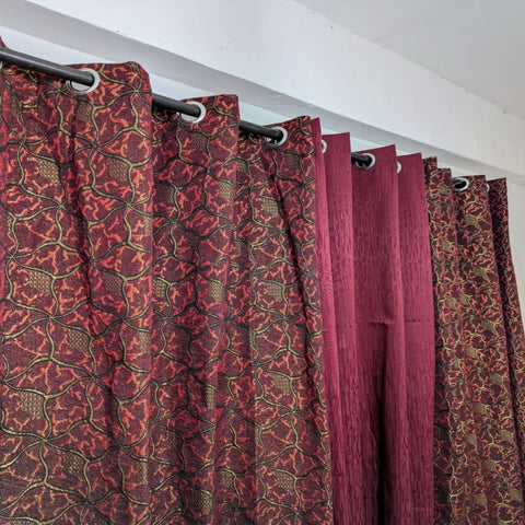 Luxury Jacquard Curtains – 3 - Piece Set for a Grand Home Makeover - The Linen House