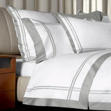 Luxury Lines Satin Ribbon Duvet Set - The Linen House