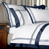 Luxury Lines Satin Ribbon Duvet Set - The Linen House