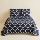 Luxury Pattern Printed Bedspread with Covers – 7 Pcs - The Linen House