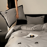 Luxury Rabbit Embroidery Duvet Set - The Linen House