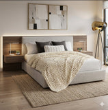 Luxury Reversible Faux Fur Throw Blanket – Cream & Brown Pattern