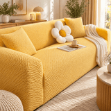 Luxury Stripe Jacquard Sofa Cover - The Linen House