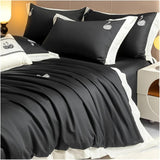 Luxury Swan Embroidery Duvet Set - The Linen House