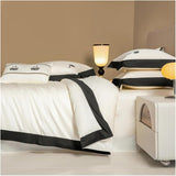 Luxury Swan Embroidery Duvet Set - The Linen House