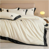 Luxury Swan Embroidery Duvet Set - The Linen House